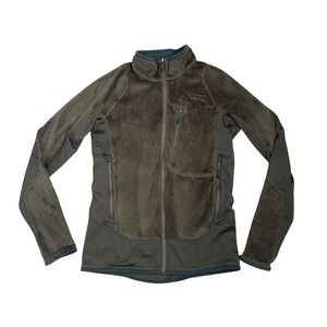 Patagonia Mens R2 Regulator Fleece Jacket Full Zip Polartec Small Brown Outdoor